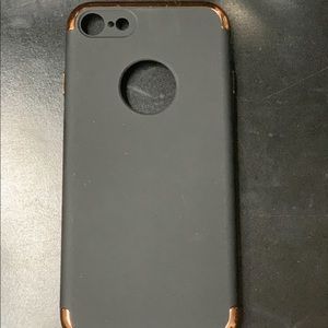 IPhone 7 Black and Gold case NEW
